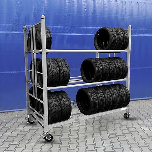 Scaffold Casters 6"x2" Heavy Duty Casters, Dual Locking Rubber Swivel Caster 360 Degrees Industrial Casters, Set of 4 with up to 4400LB Capacity