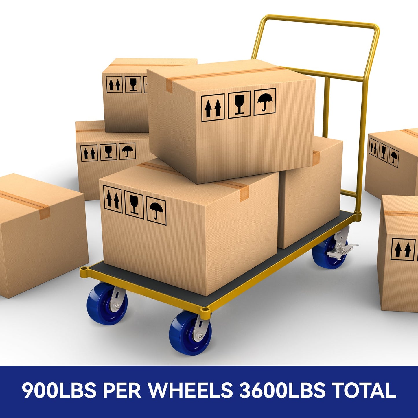 Solid Polyurethane Wheels (4", 5", 6", 8")