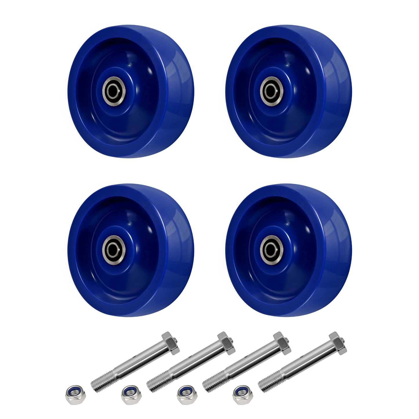 Solid Polyurethane Wheels (4", 5", 6", 8")