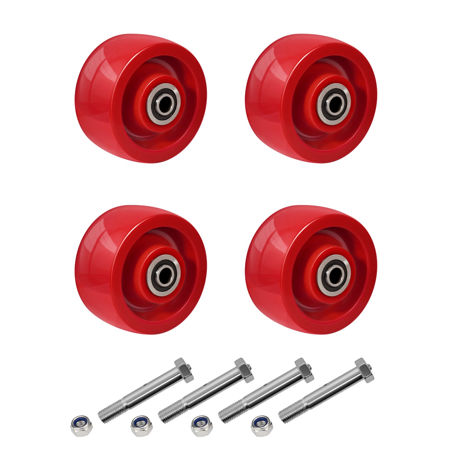 Solid Polyurethane Wheels (4", 5", 6", 8")