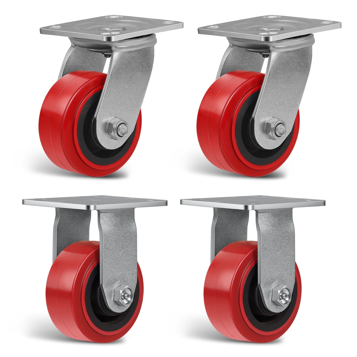Heavy Duty Casters , Industrial Polyurethane Casters ,Caster Wheels for Schools, Laboratories