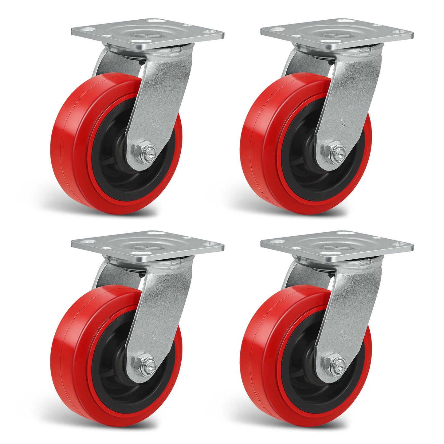 Heavy Duty Casters , Industrial Polyurethane Casters ,Caster Wheels for Schools, Laboratories