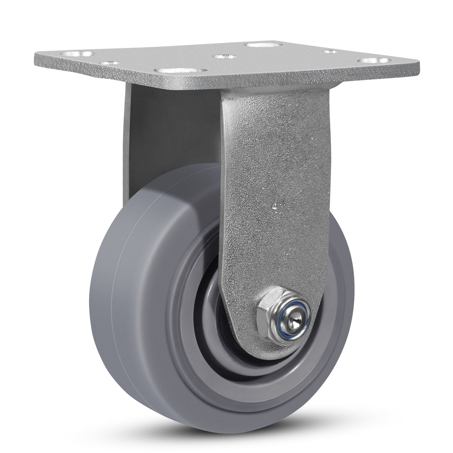 Heavy Duty Industrial Casters, Casters Set of 4,Thermoplastic Rubber Caster Wheels for Hotels, Hospitals and School Carts