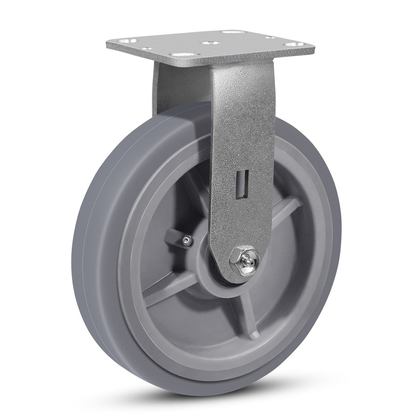 Heavy Duty Industrial Casters, Casters Set of 4,Thermoplastic Rubber Caster Wheels for Hotels, Hospitals and School Carts
