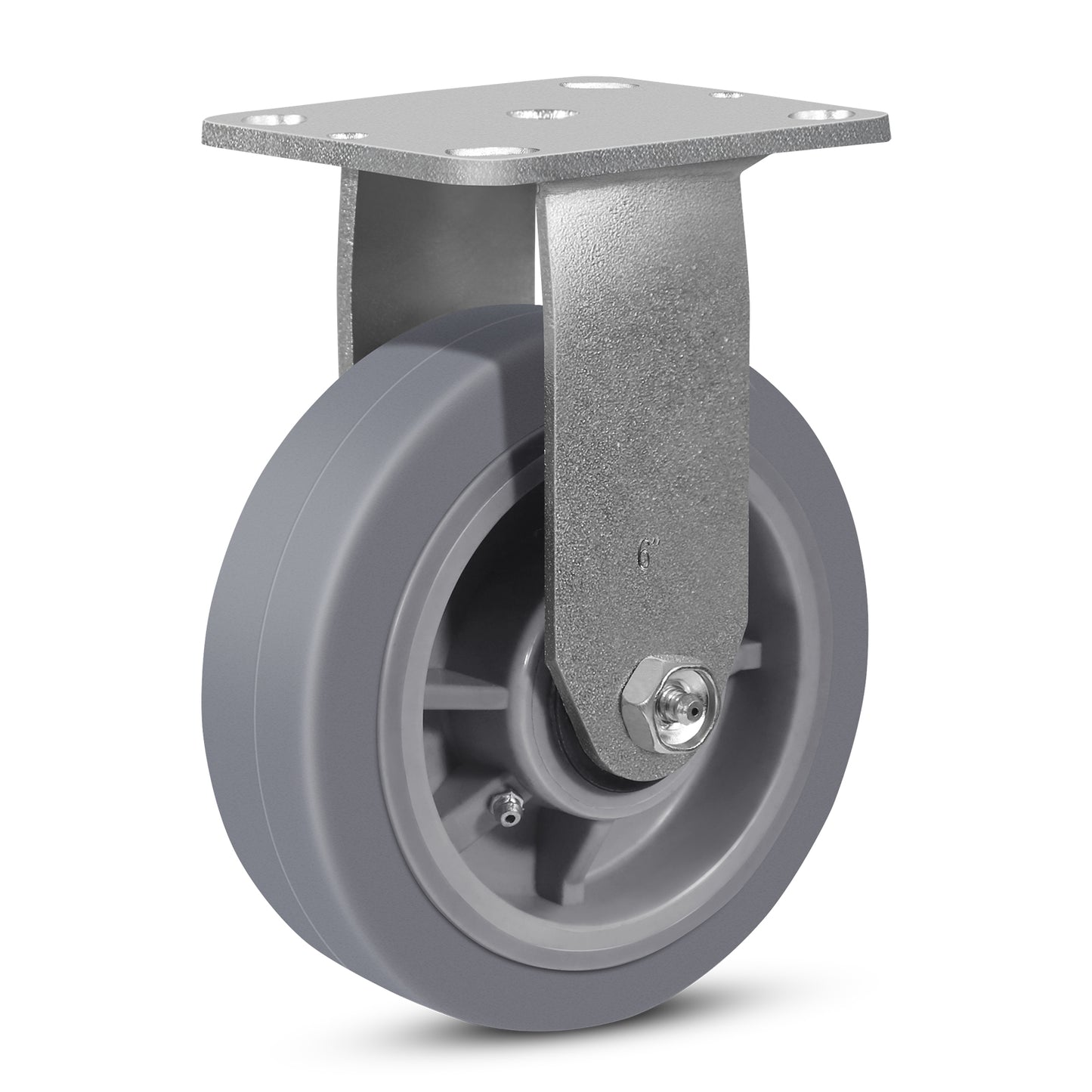 Heavy Duty Industrial Casters, Casters Set of 4,Thermoplastic Rubber Caster Wheels for Hotels, Hospitals and School Carts