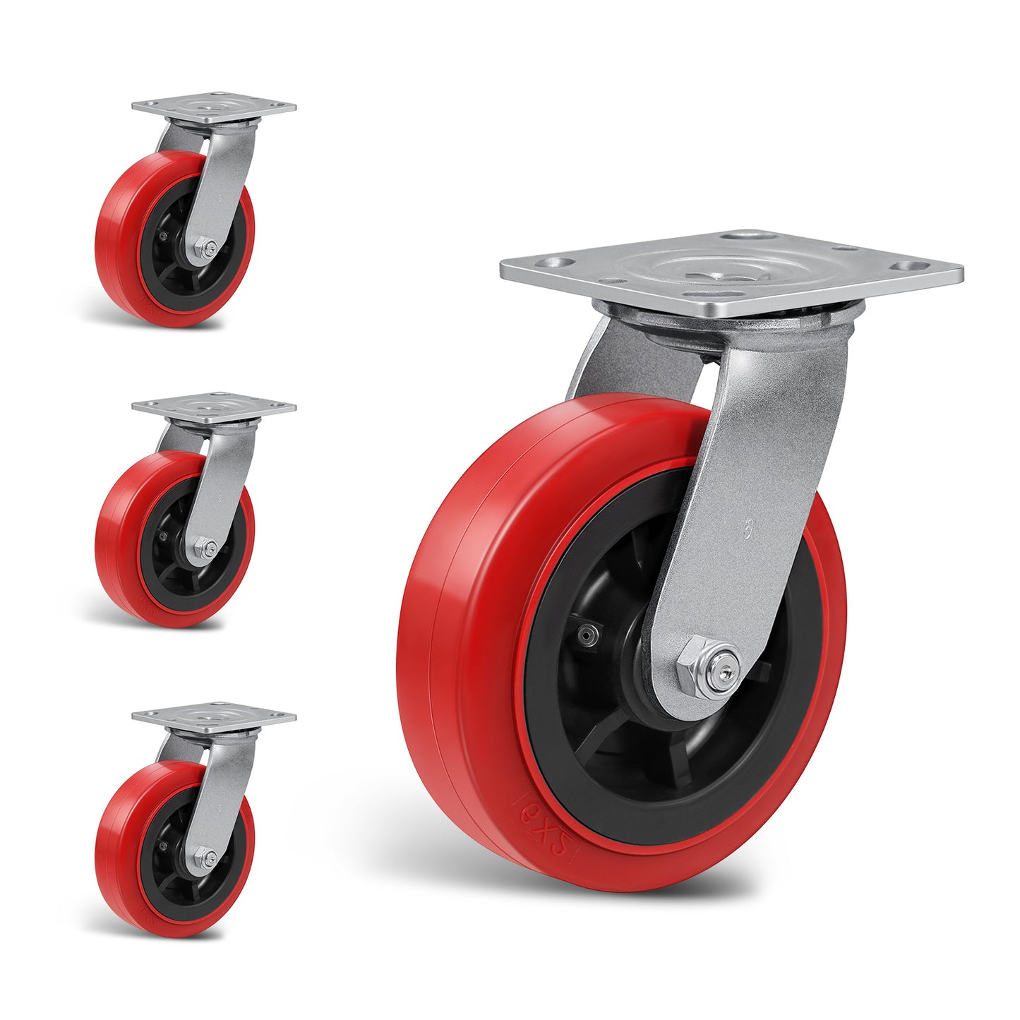 Heavy Duty Casters , Industrial Polyurethane Casters ,Caster Wheels for Schools, Laboratories