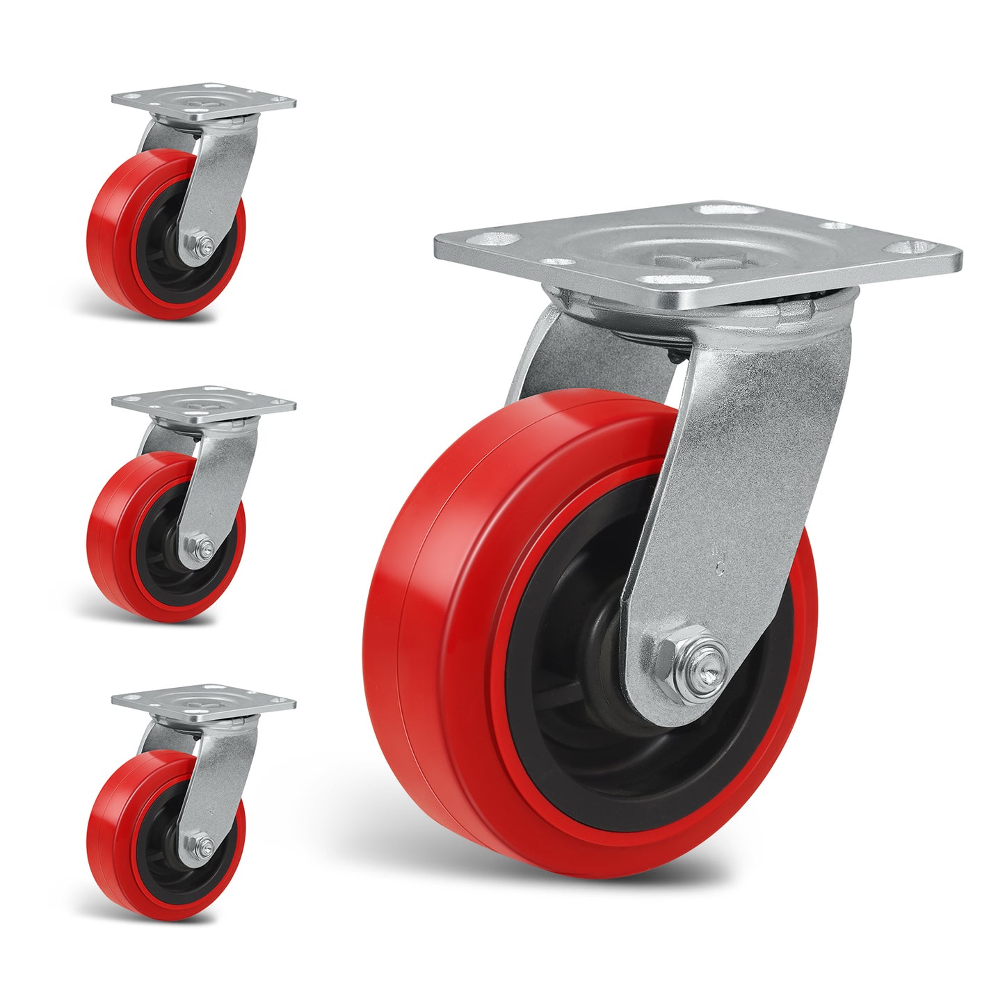 Heavy Duty Casters , Industrial Polyurethane Casters ,Caster Wheels for Schools, Laboratories