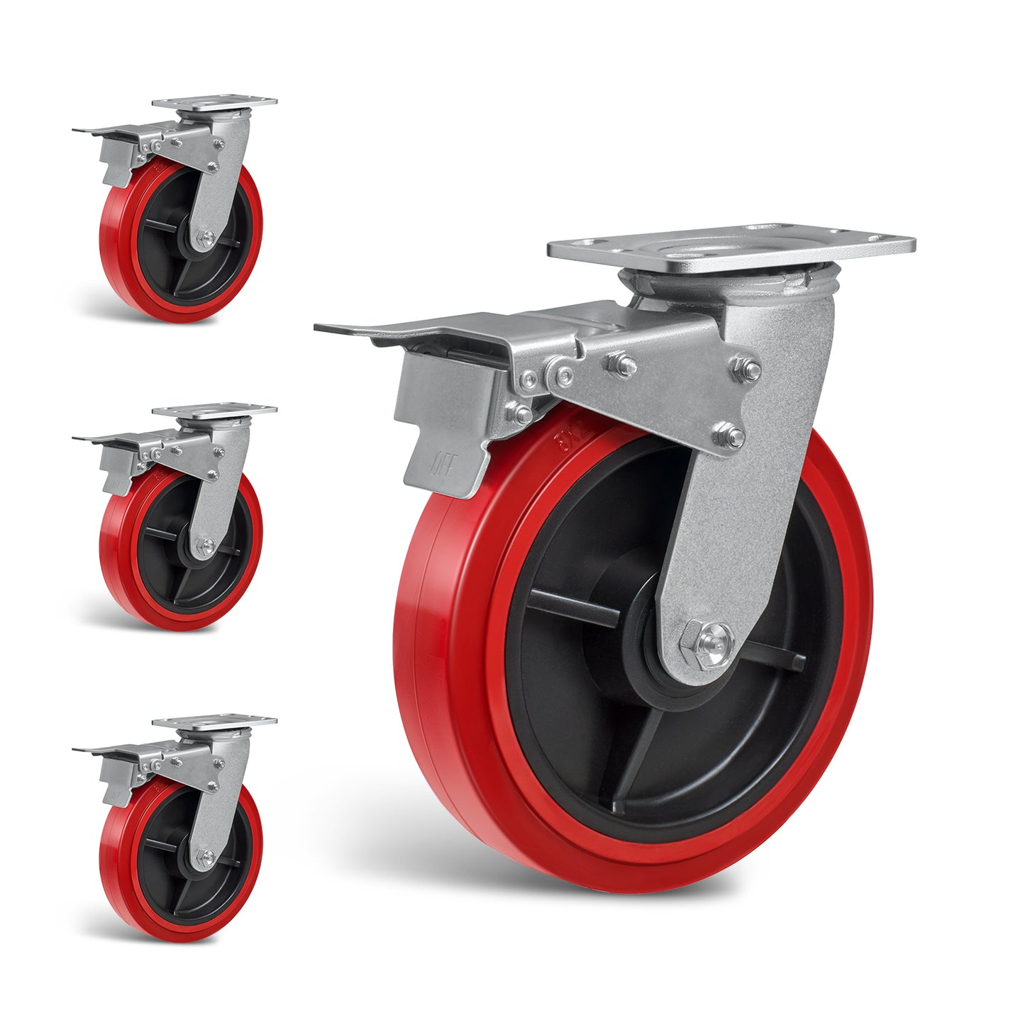 Heavy Duty Casters , Industrial Polyurethane Casters ,Caster Wheels for Schools, Laboratories