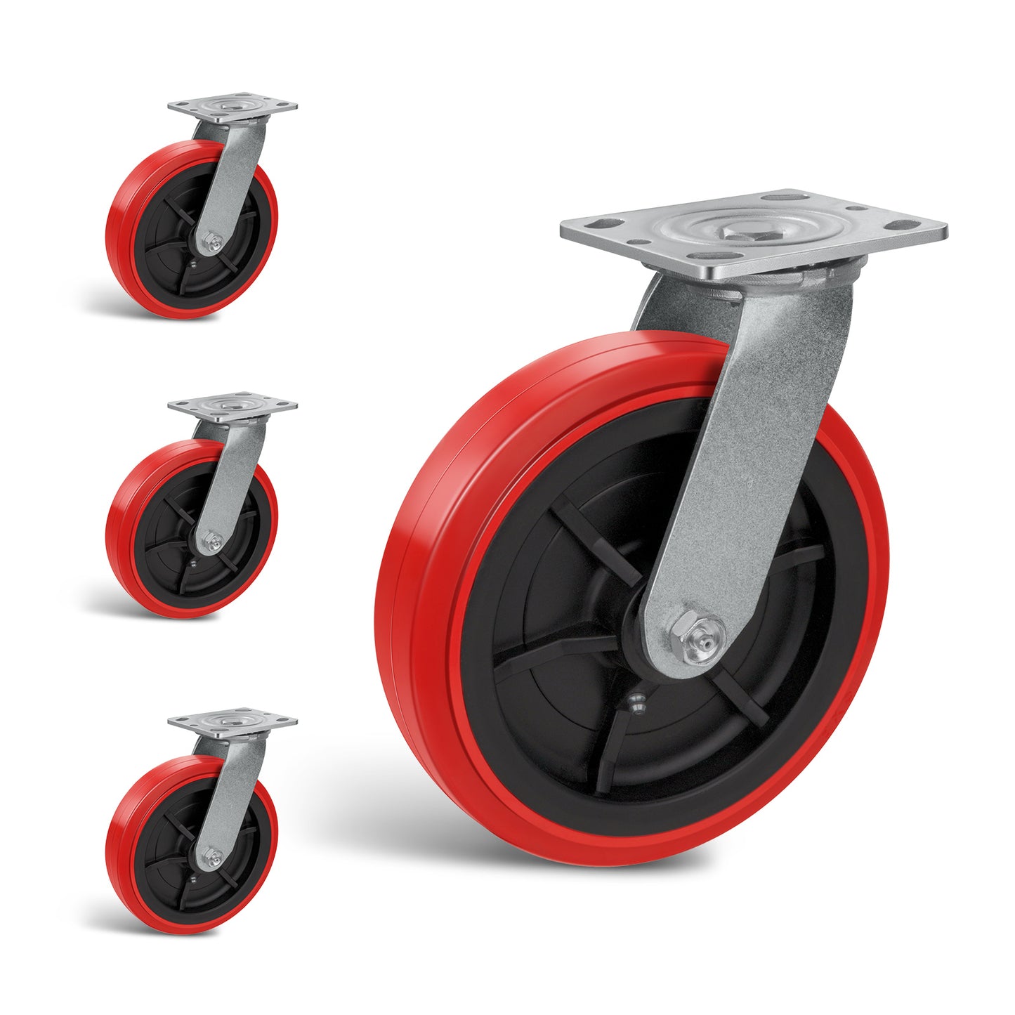 Heavy Duty Casters , Industrial Polyurethane Casters ,Caster Wheels for Schools, Laboratories