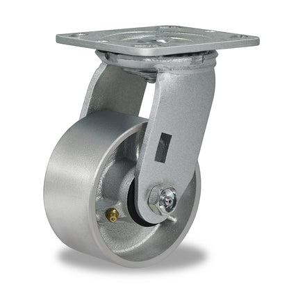 Heavy Duty,Cast Iron Wheel,Steel Casters Capacity up to 1000 Lb. Use for Platform Truck, U-Boat Cart,Workbenches