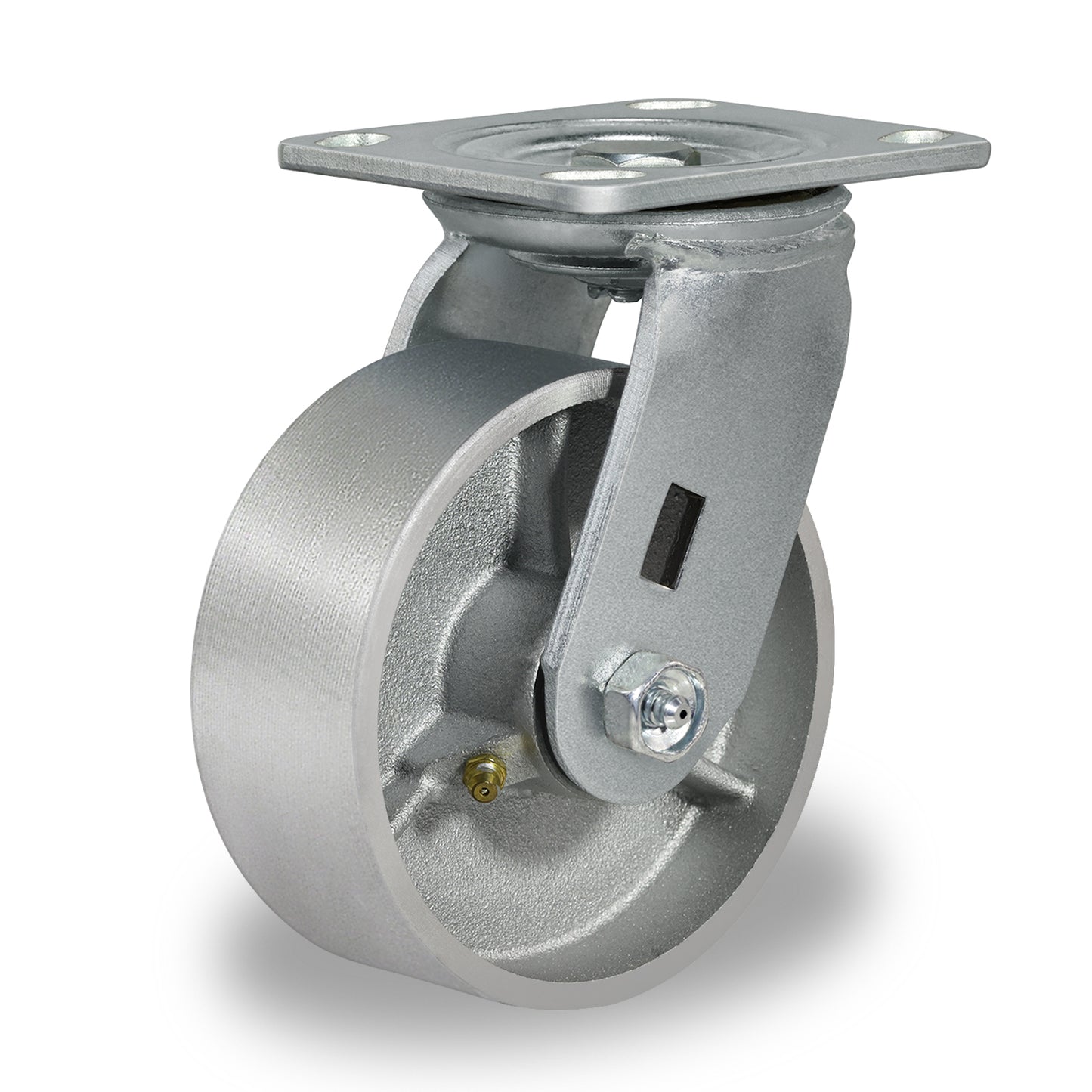 Heavy Duty,Cast Iron Wheel,Steel Casters Capacity up to 1000 Lb. Use for Platform Truck, U-Boat Cart,Workbenches