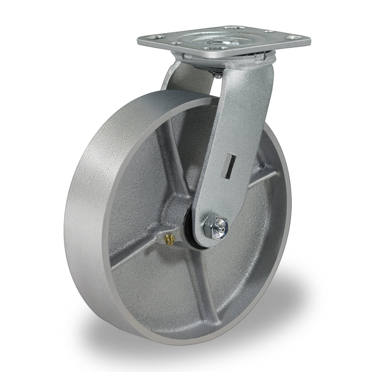 Heavy Duty,Cast Iron Wheel,Steel Casters Capacity up to 1000 Lb. Use for Platform Truck, U-Boat Cart,Workbenches