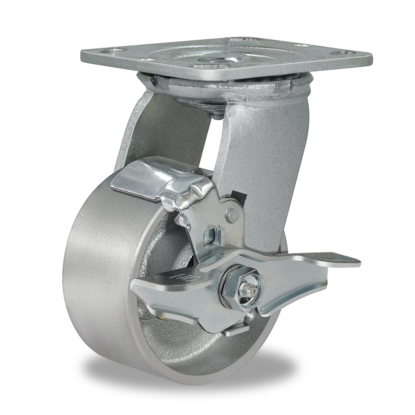 Heavy Duty,Cast Iron Wheel,Steel Casters Capacity up to 1000 Lb. Use for Platform Truck, U-Boat Cart,Workbenches