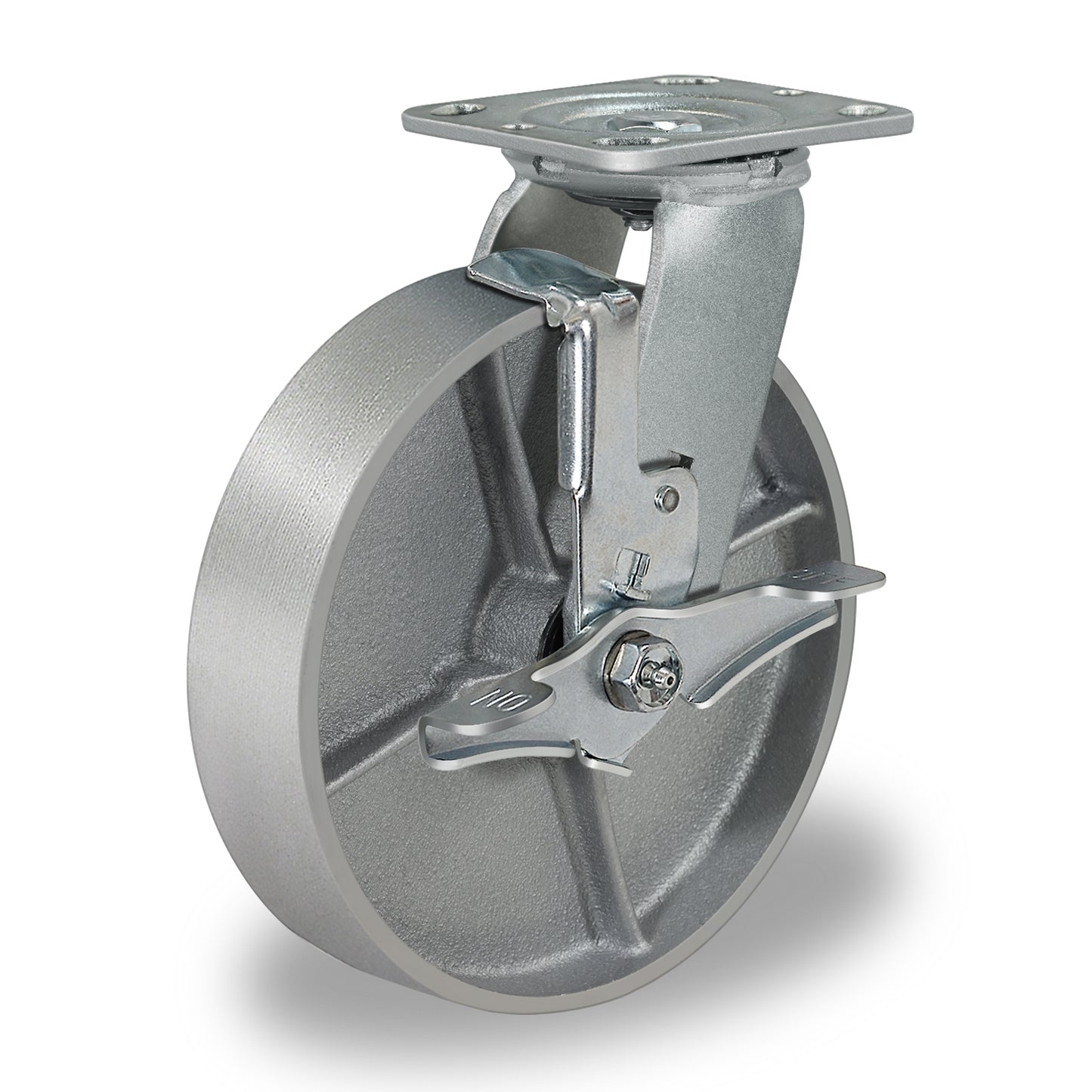 Heavy Duty,Cast Iron Wheel,Steel Casters Capacity up to 1000 Lb. Use for Platform Truck, U-Boat Cart,Workbenches