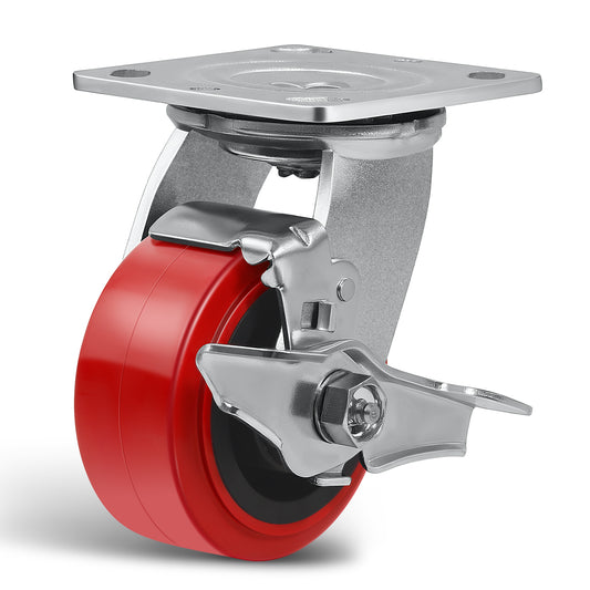 Heavy Duty Casters , Industrial Polyurethane Casters ,Caster Wheels for Schools, Laboratories