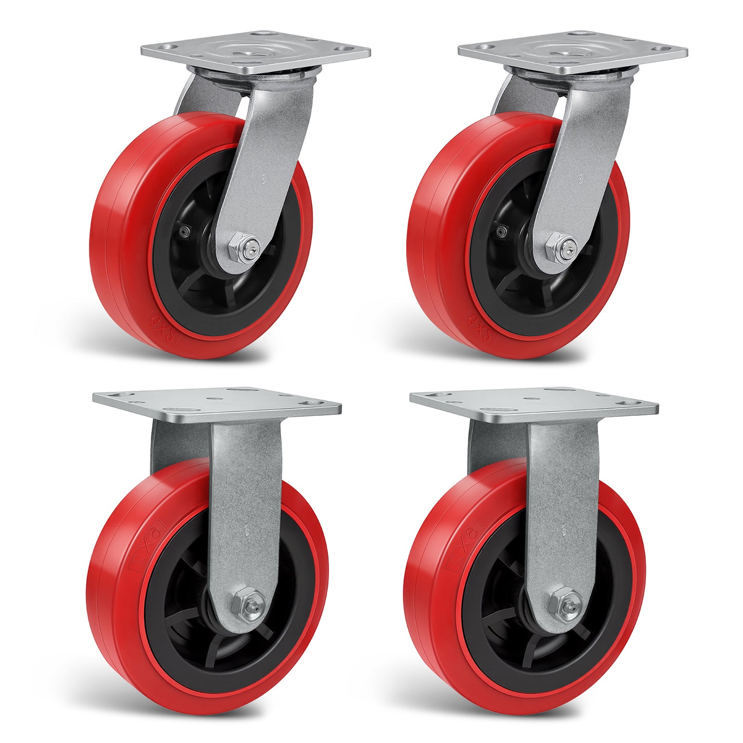 Heavy Duty Casters , Industrial Polyurethane Casters ,Caster Wheels for Schools, Laboratories