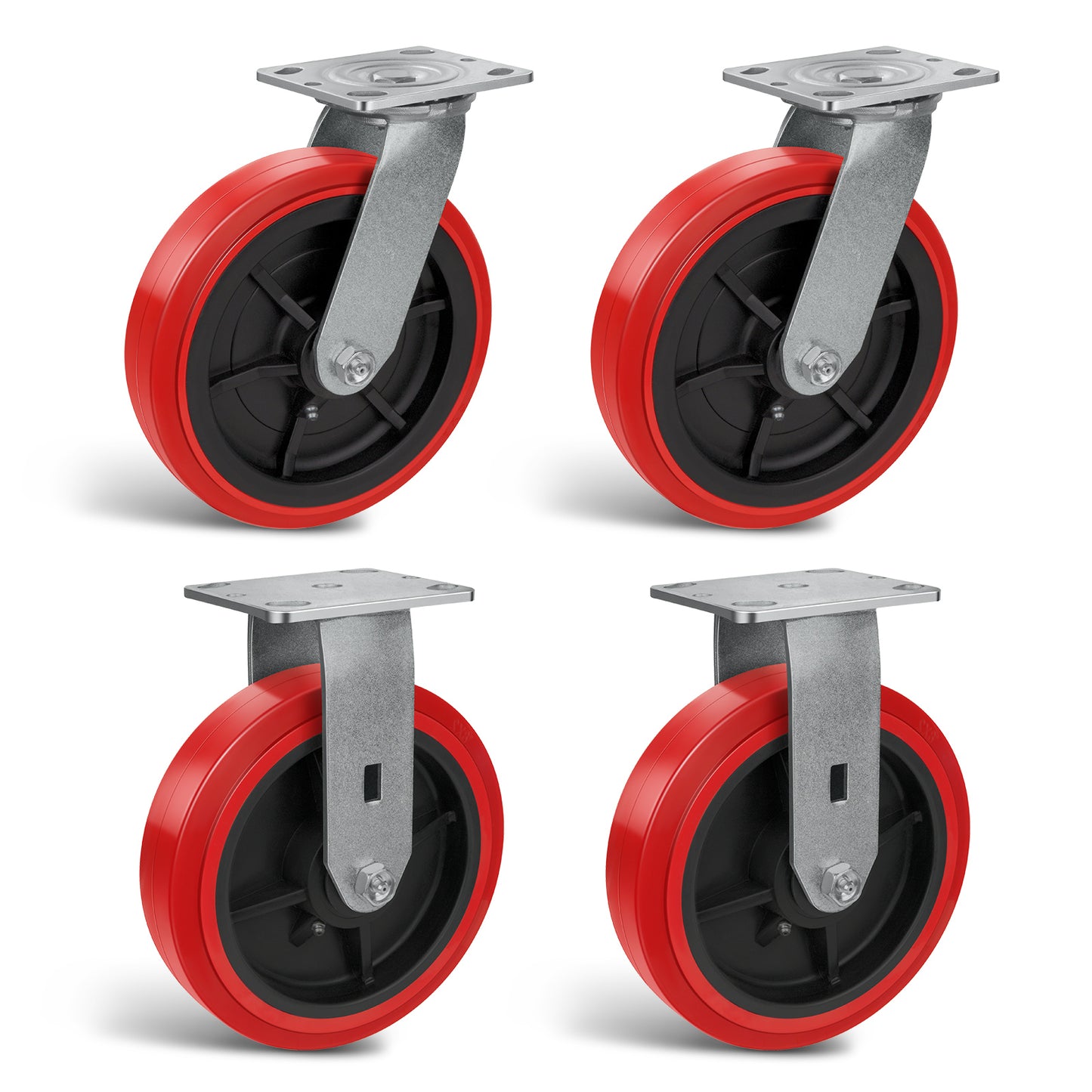 Heavy Duty Casters , Industrial Polyurethane Casters ,Caster Wheels for Schools, Laboratories