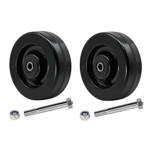 Industrial Casters, Phenolic Wheels-High Temperature Resistance: -50f to +250f, Roller Bearing-1/2" Bore