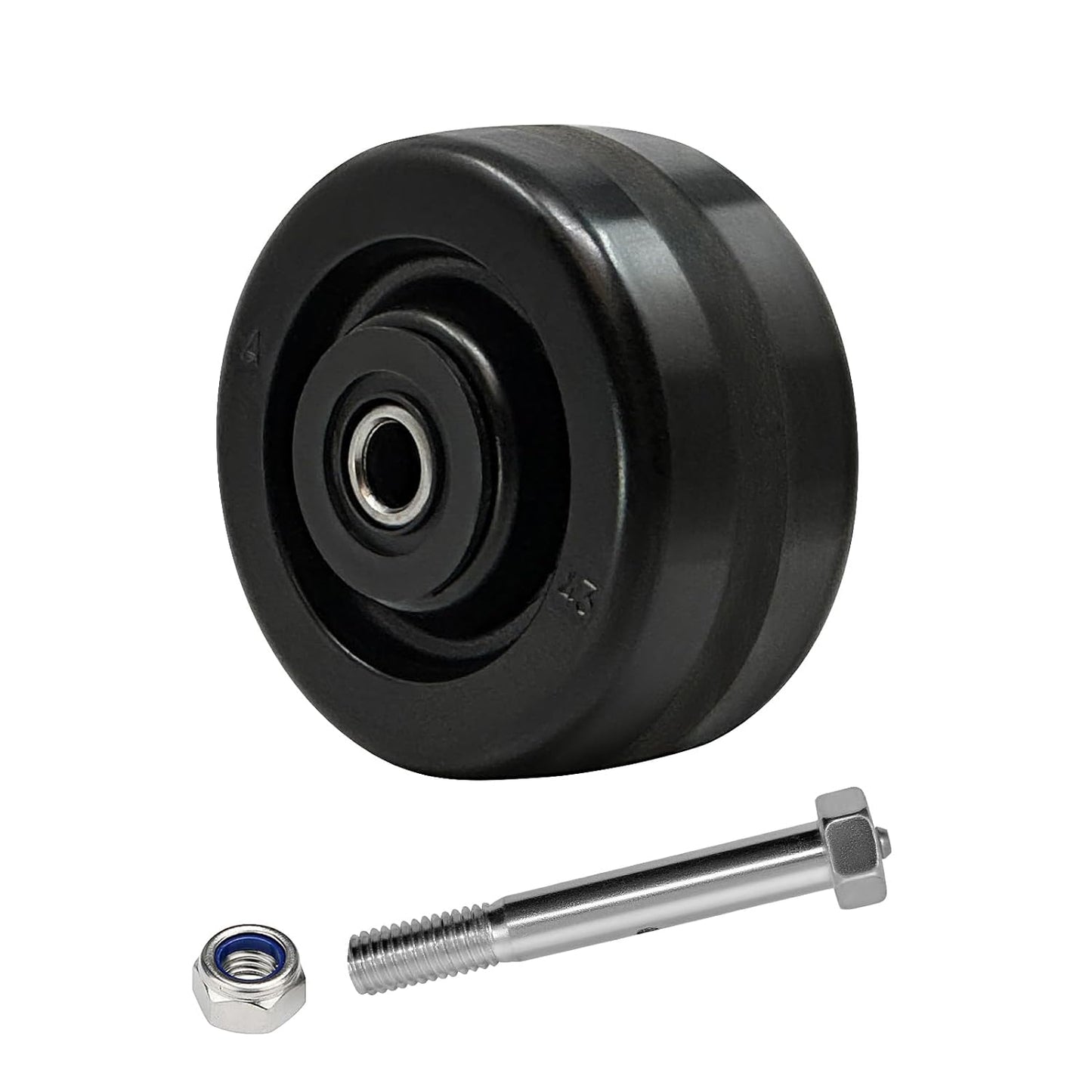 Industrial Casters, Phenolic Wheels-High Temperature Resistance: -50f to +250f, Roller Bearing-1/2" Bore
